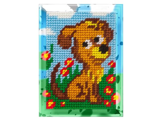 Bambini X-2146 Дружок, набір для вишивання з пряжею Bambini X-2146 Дружок, набір для вишивання з пряжею