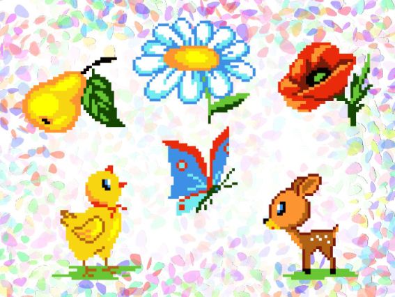 Флизелин водорастворимый с рисунком Лісова галявина (6 фраг.) 20х30см, К 207 Confetti Флизелин водорастворимый с рисунком Лісова галявина (6 фраг.) 20х30см, К 207 Confetti