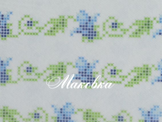 Флизелин водорастворимый клеевой Дзвіночки (6 фраг.) 20х30 см, К 274 Confetti 