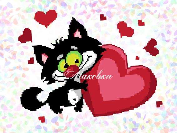 Флизелин водорастворимый с рисунком К-314 От чистого сердца, 20х30 см, Confetti Флизелин водорастворимый с рисунком К-314 От чистого сердца, 20х30 см, Confetti