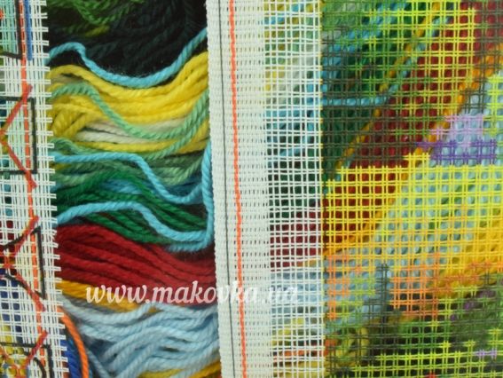 Набір для вишивання Подушка напівхрестиком 40х40см V-251 Прованс  Чарівниця