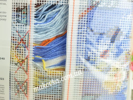 Набір для вишивання Подушка напівхрестиком 40х40см V-281 Яблуневий цвіт , Чарівниця