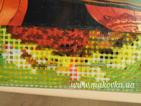 Набор для вышивания подушки полу-крестиком V-291 Китайский дракон , Чарівниця 