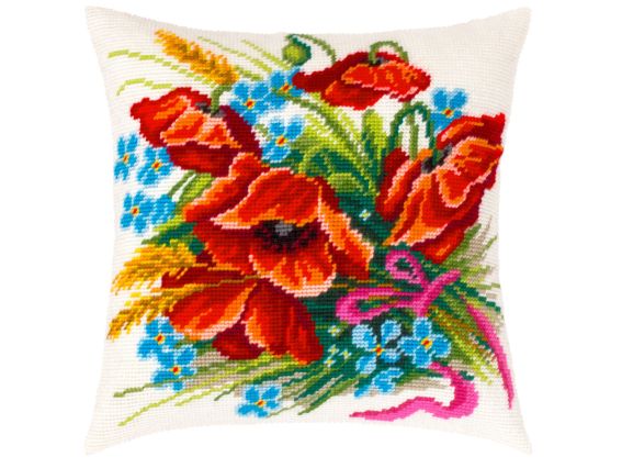 Подушка полу-крестиком Летние воспоминания, V-514, ТМ Чаривныця