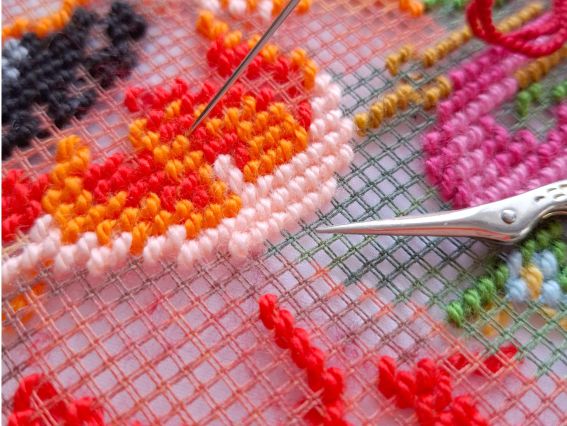 Набор для вышивания декоративной подушки полу-крестом Летние воспоминания, К. Кляйн V-514, ТМ Чаривныця