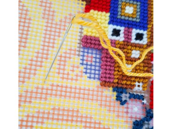 Захват (серія Дерево життя), Ґ. Клімт V-522, ТМ Чарівниця Набір для вишивання декоративної подушки напівхрестом 