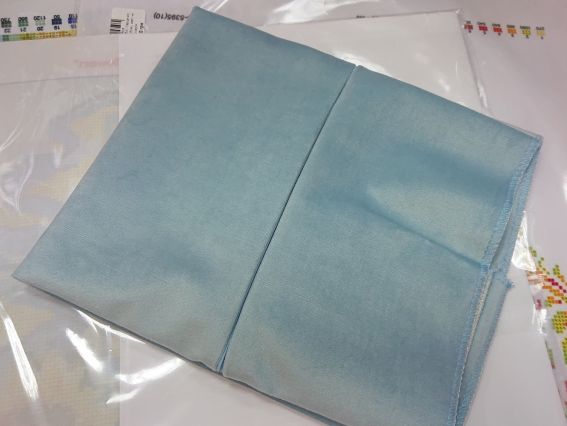 Зворот подушки (заднік) Светлое небо (бархат) 40х40см VB 321, Чарівниця 