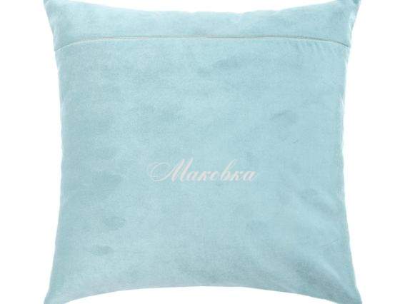 Зворот для завершення подушки (задник), Чарівниця, VB 321 Світле небо (оксамит)