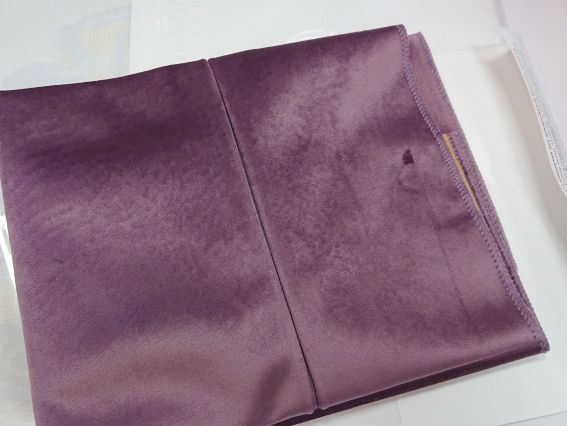 Зворот подушки (заднік) БУЗОК (оксамит) 40х40см VB 322, Чарівниця 