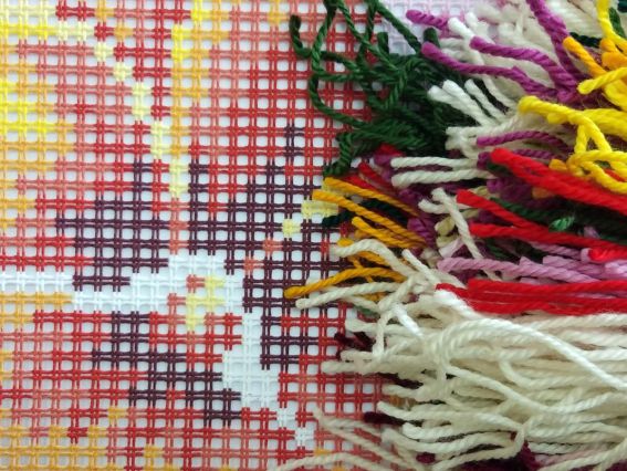 Набір для вишивання подушки хрестиком Філалки, Z-03, 40х40 см,  Чарівниця 