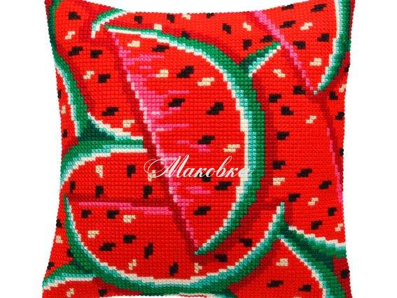 Подушка хрестиком Аромат літа, Z-54, ТМ Чарівниця, набір для вишивання