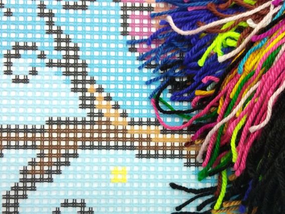 Набір для вишивання Подушка хрестиком 40х40см Z-66 Совеня, Чарівниця