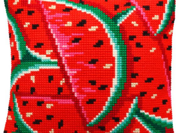 Набір для вишивання Подушка хрестиком 40х40см  Z-54, Аромат літа Чарівниця