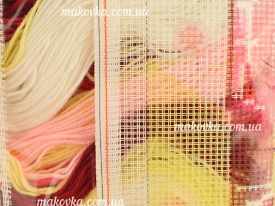 Набір для вишивання Подушка напівхрестиком V-223 Love, Чарівниця