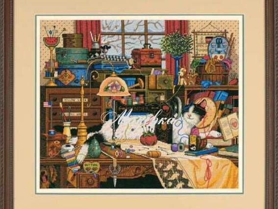 03884 Меггі-рукоділка Maggie the Mess, вишивка нитками DIMENSIONS 03884 Меггі-рукоділка Maggie the Mess, вишивка нитками DIMENSIONS