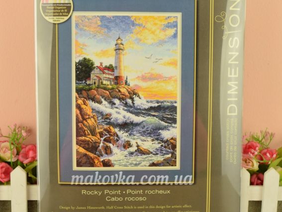 Набір для вишивання хрестиком 03895 Скелястий берег Rocky Point, DIMENSIONS