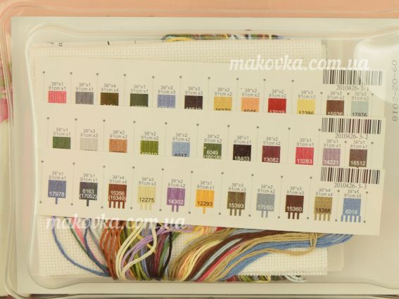 Набір для вишивання хрестом 06958 Маяк Beacon at Rocky Point DIMENSIONS