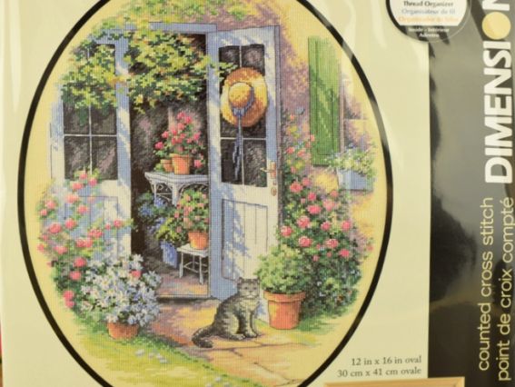 35124 Садові двері Garden Door, вишивка нитками DIMENSIONS 35124 Садові двері Garden Door, вишивка нитками DIMENSIONS