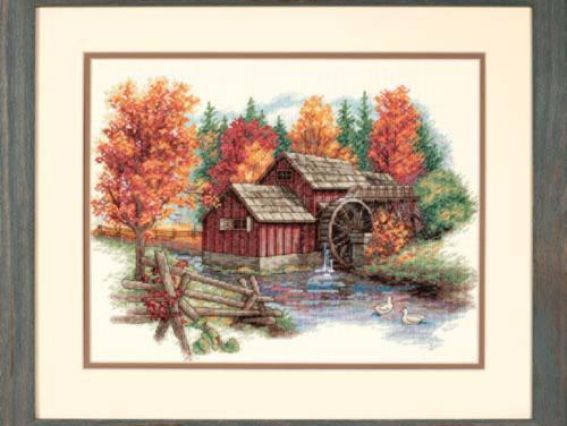 35199 Glory of Autumn, Велич осені набір для вишивання нитками DIMENSIONS