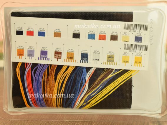 Набір для вишивання хрестиком 65095 Орнаментальний метелик Ornate Butterfly DIMENSIONS 