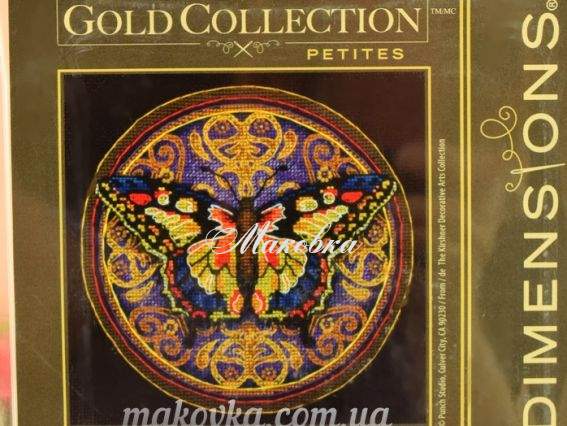 65095 Ornate Butterfly Витіюватий метелик, вишивка нитками DIMENSIONS 65095 Ornate Butterfly Витіюватий метелик, вишивка нитками DIMENSIONS