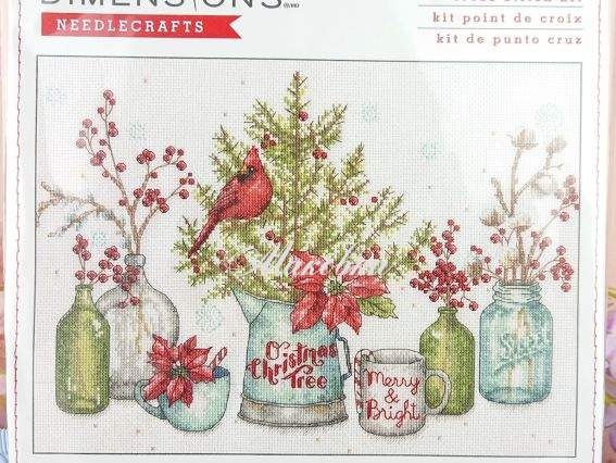 70-08994 Birds and Berries, Птицы и ягоды , вышивка нитками DIMENSIONS