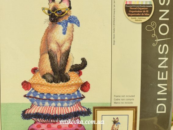 70-35367 Леді-кішка Cat Lady , вишивка нитками DIMENSIONS 70-35367 Леді-кішка Cat Lady , вишивка нитками DIMENSIONS