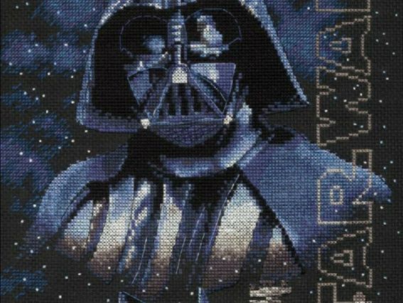 Набор для вышивания крестиком Дарт Вейдер Darth Vader 70-35381 DIMENSIONS