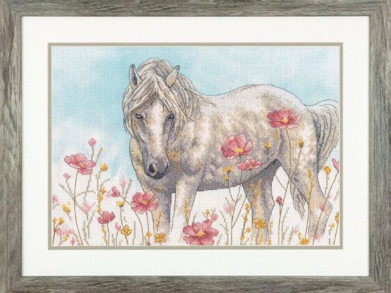 70-35396 Wild Horse, Дикій кінь, вишивка нитками DIMENSIONS 70-35396 Wild Horse, Дикій кінь, вишивка нитками DIMENSIONS