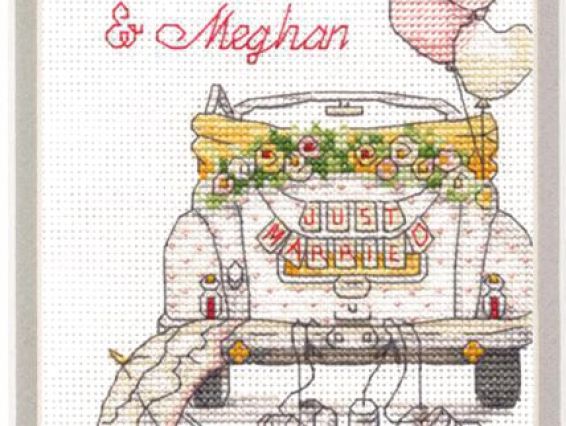 Набор для вышивания крестиком 70-65185 Wedding Day DIMENSIONS День свадьбы