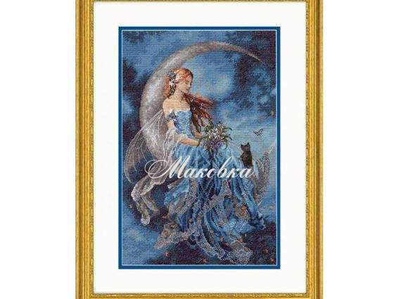 70-35393 Фея лунного ветра Wind Moon Fairy, вышивка нитками DIMENSIONS