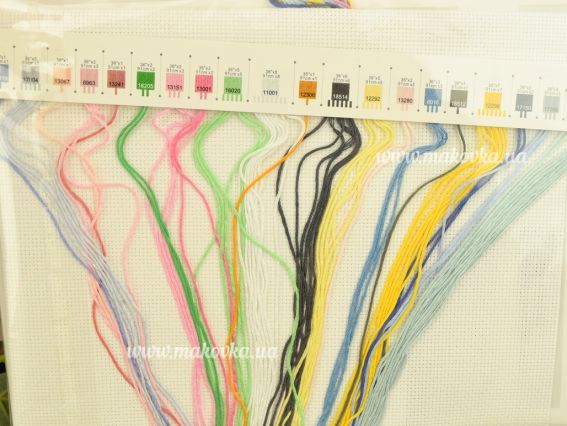 Набір для вишивання хрестиком 73068 Baby's Friends Друзі малюка DIMENSIONS 