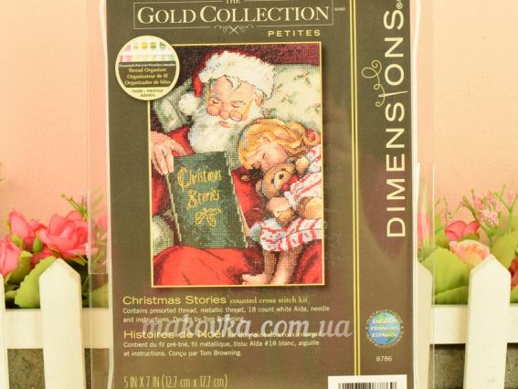 Набор для вышивания крестиком Christmas Stories Різдвяні історії DIMENSIONS 08786