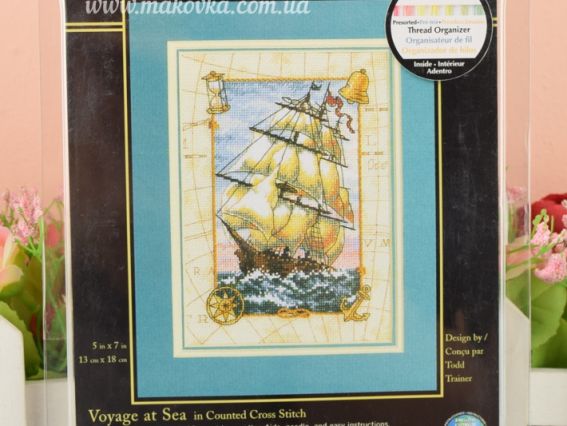 Набір для вишивання хрестиком 06847 Voyage at Sea / Подорож на море DIMENSIONS
