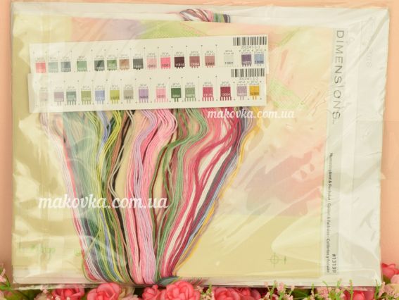 Набір для вишивання хрестиком Hummingbird & Fuchsias / Колібрі та фуксії, DIMENSIONS 13139 