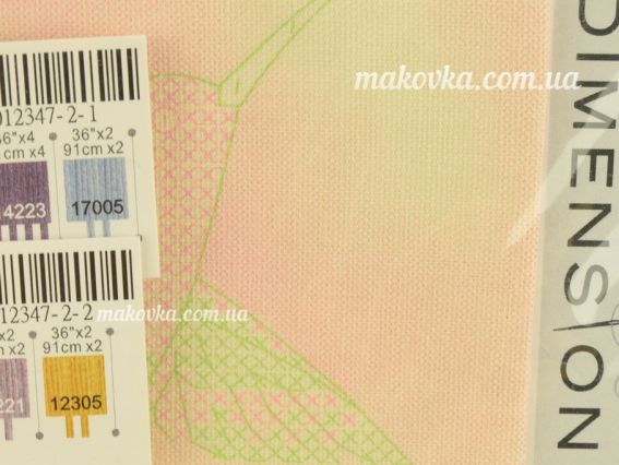Набір для вишивання хрестиком Hummingbird & Fuchsias / Колібрі та фуксії, DIMENSIONS 13139 