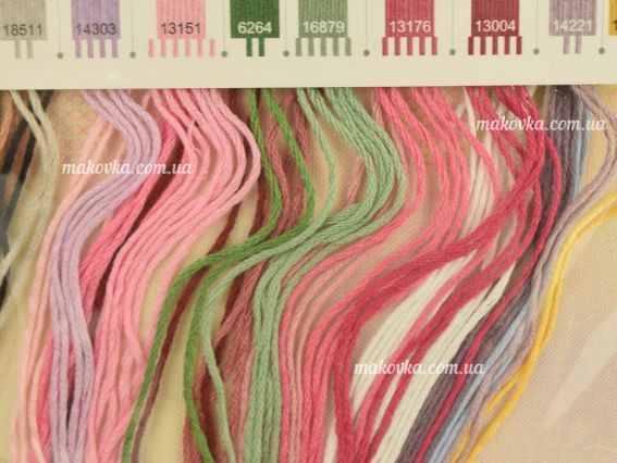 Набір для вишивання хрестиком Hummingbird & Fuchsias / Колібрі та фуксії, DIMENSIONS 13139 