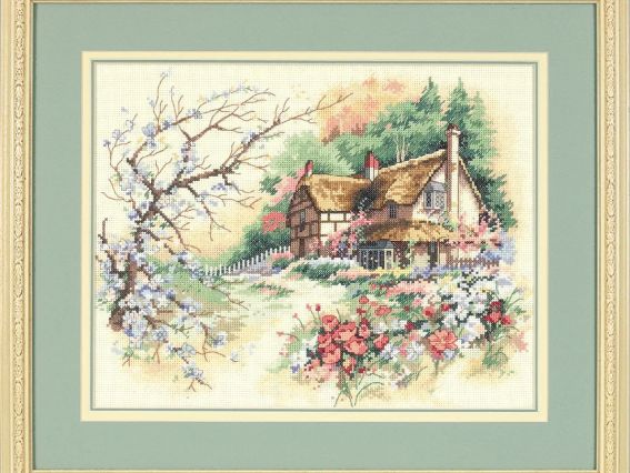 13687 Чарівний будиночок Cottage Enchantment, вишивка нитками DIMENSIONS 13687 Чарівний будиночок Cottage Enchantment, вишивка нитками DIMENSIONS