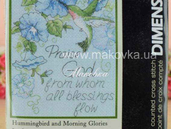 65015 Колібрі та іпомеї Hurnmingbird and Morning Glories вишивка нитками DIMENSIONS 65015 Колібрі та іпомеї Hurnmingbird and Morning Glories вишивка нитками DIMENSIONS