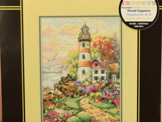 06883 Beacon at Daybreak, Маяк на світанку, вишивка нитками DIMENSIONS 06883 Beacon at Daybreak, Маяк на світанку, вишивка нитками DIMENSIONS