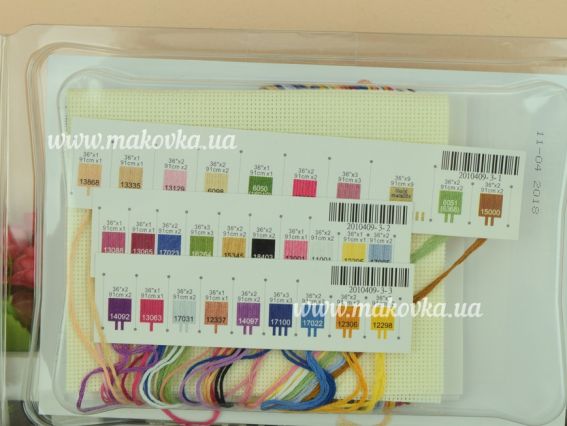 Набір для вишивання хрестиком 6953 Елегантна гейша Elegant Geisha, DIMENSIONS