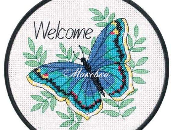 73147 Бабочка Welcome Butterfly набор с пяльцами DIMENSIONS 73147 Бабочка Welcome Butterfly набор с пяльцами DIMENSIONS
