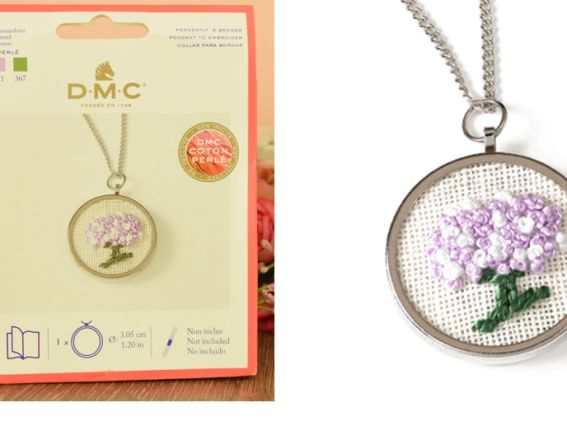 U2081 Кулон под вышивку круглый металлический с цепочкой DMC U2081 Кулон под вышивку круглый металлический с цепочкой DMC