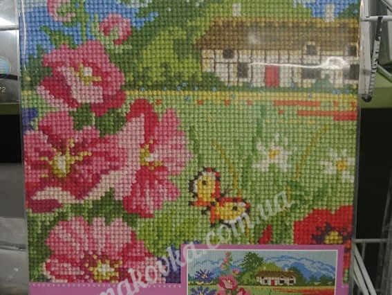 Набір для вишивання хрестом BK1677 Літні луки, ДМС