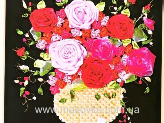 Вышивка лентами Пьянящий аромат F-0004 Dome Вышивка лентами Пьянящий аромат F-0004 Dome