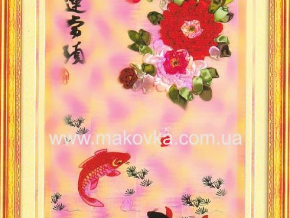 Вышивка лентами Большая удача F-0053 Dome Вышивка лентами Большая удача F-0053 Dome