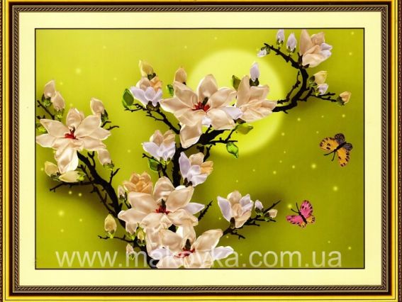 Вышивка лентами Лунный свет, С-0169, Dome Вышивка лентами Лунный свет, С-0169, Dome