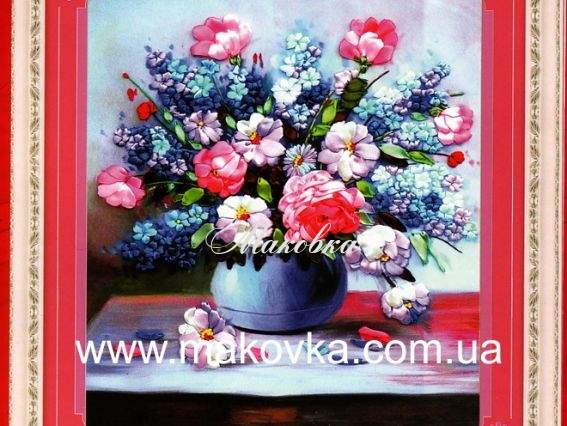 Вышивка лентами Вечная любовь, С-0188, Dome Вышивка лентами Вечная любовь, С-0188, Dome