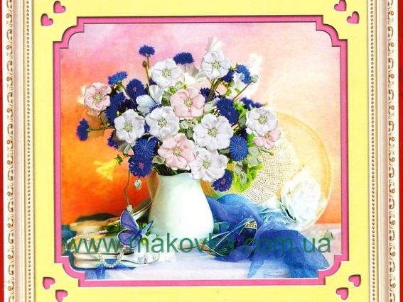 Вышивка лентами Неотразимые цветы, С-0086, Dome Вышивка лентами Неотразимые цветы, С-0086, Dome