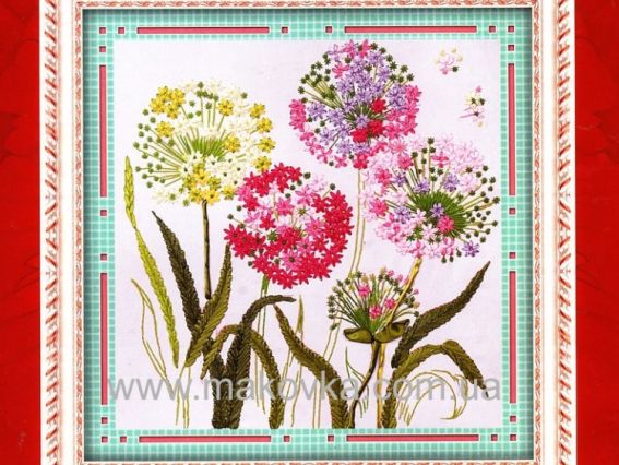 Вышивка лентами Одуванчики Н-0007 Dome (Доме) Вышивка лентами Одуванчики Н-0007 Dome (Доме)